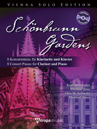 Schönbrunn Gardens : 8 Konzertstücke für Klarinette und Klavier
