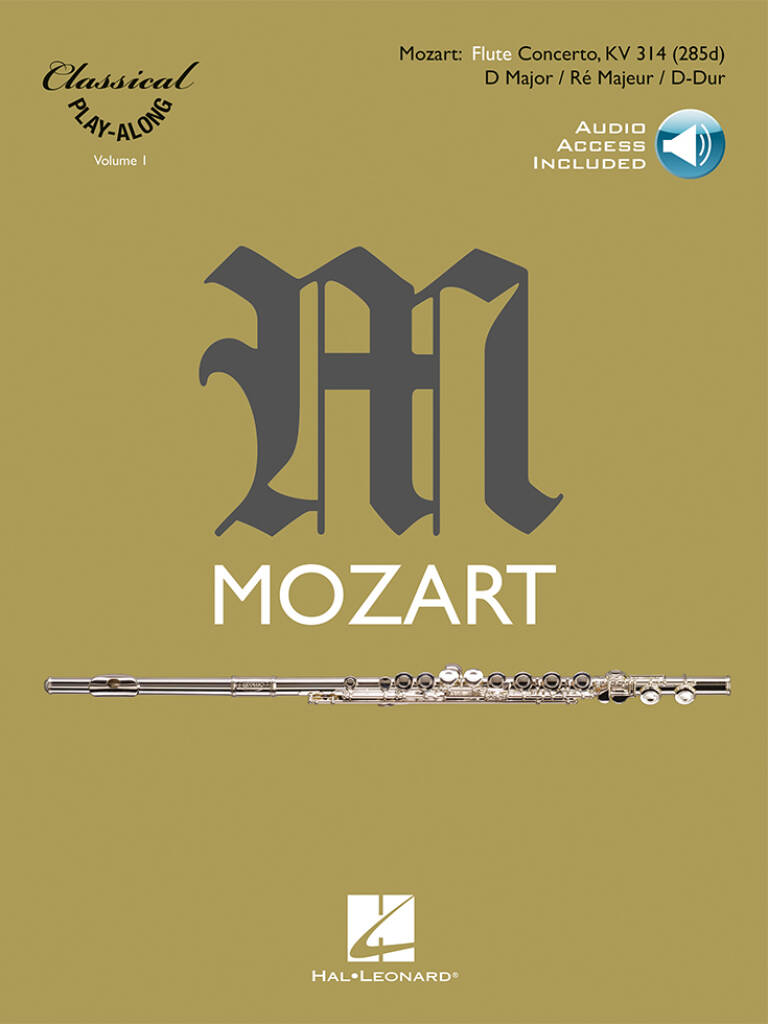 Flute Concerto, KV 314 (285d) : D Major / Ré majeur / D-Dur