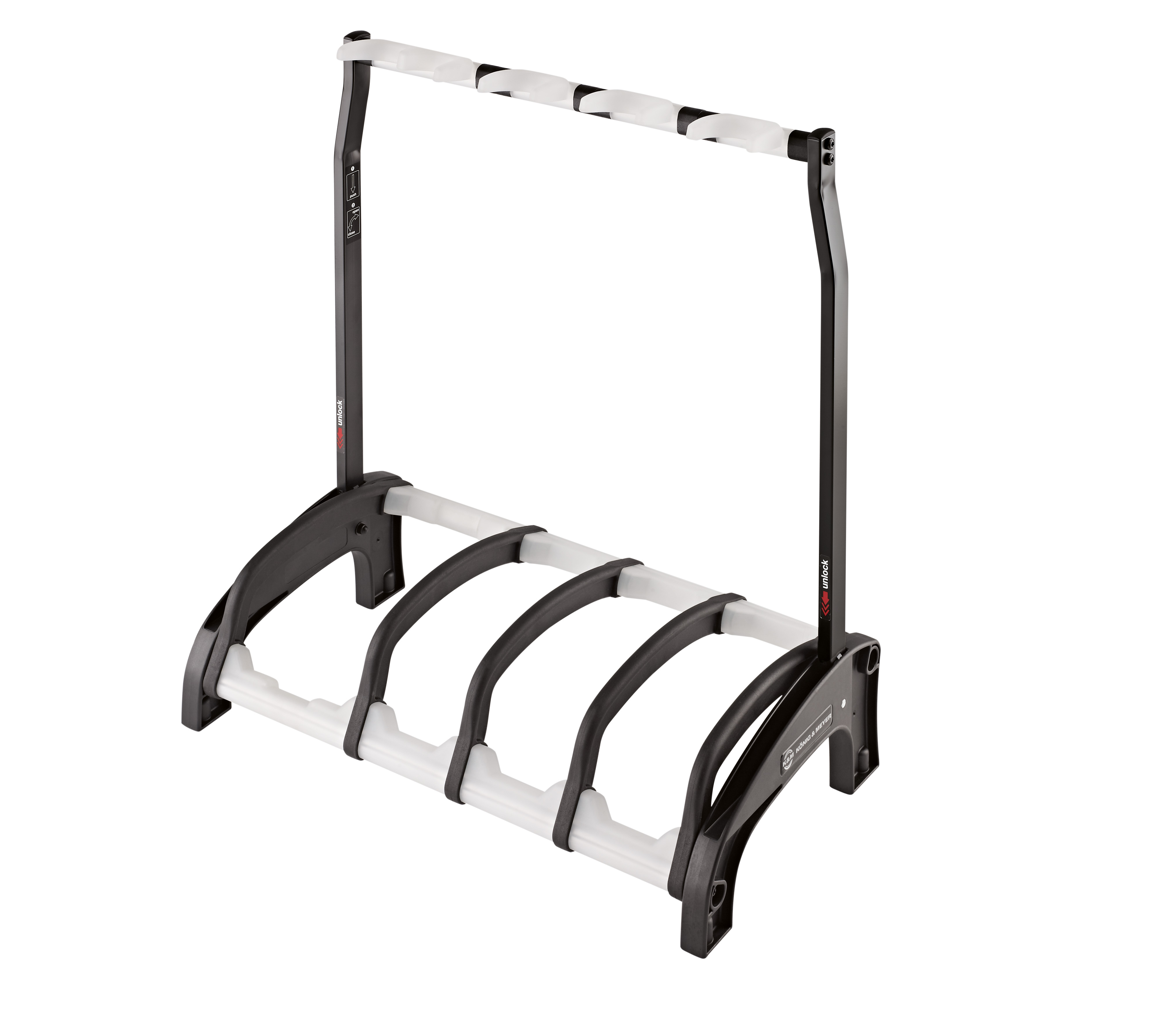 K&M 17534 Four guitar stand »Guardian 3+1