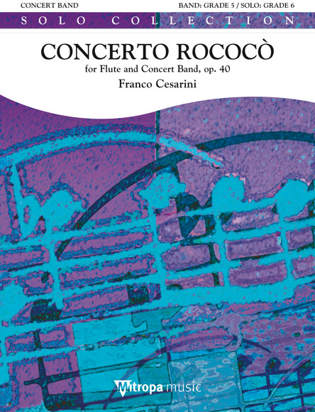 Concerto Rococò : for Flute and Concert Band, op. 40