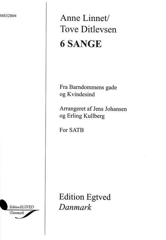 BARNDOMMENS GADE, SATB+KLAV