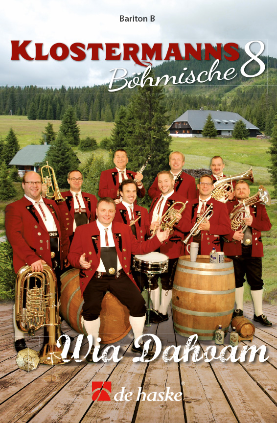 Klostermanns Böhmische 8 - Wia Dahoam (Bariton B) : Bb Baritone
