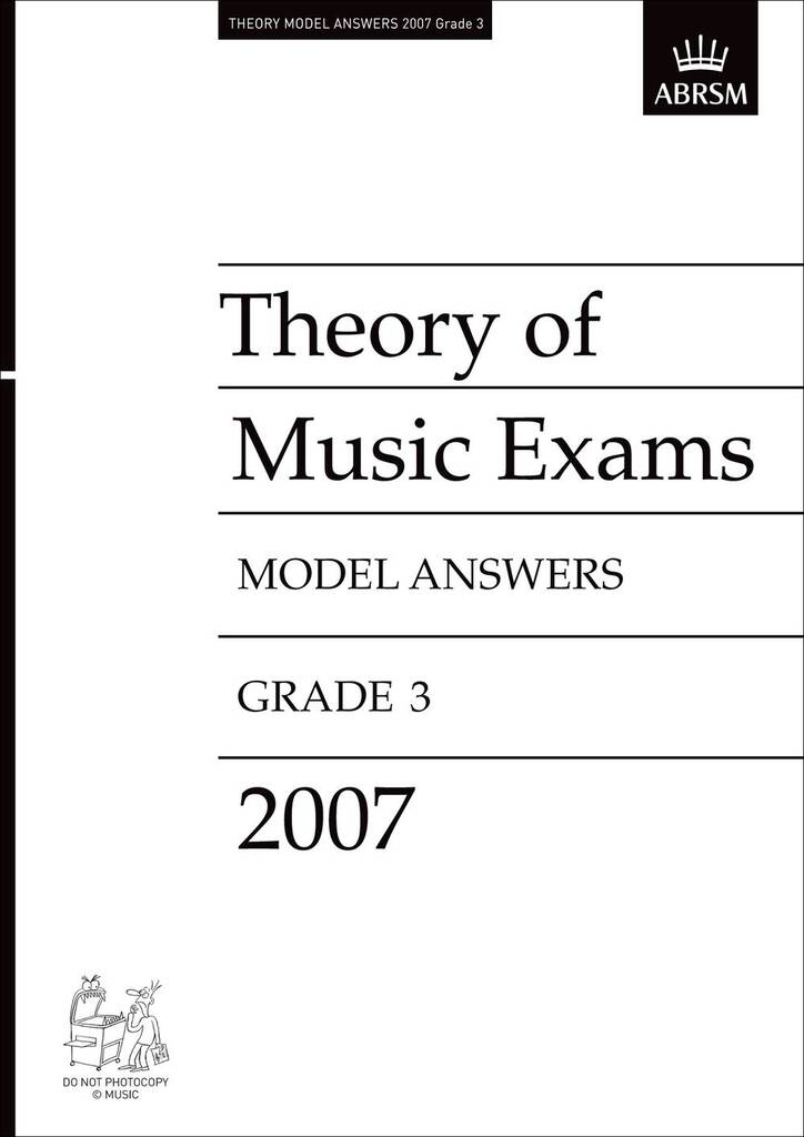 Theory Of Music Exam Model Answers - Gr 3 (2007)