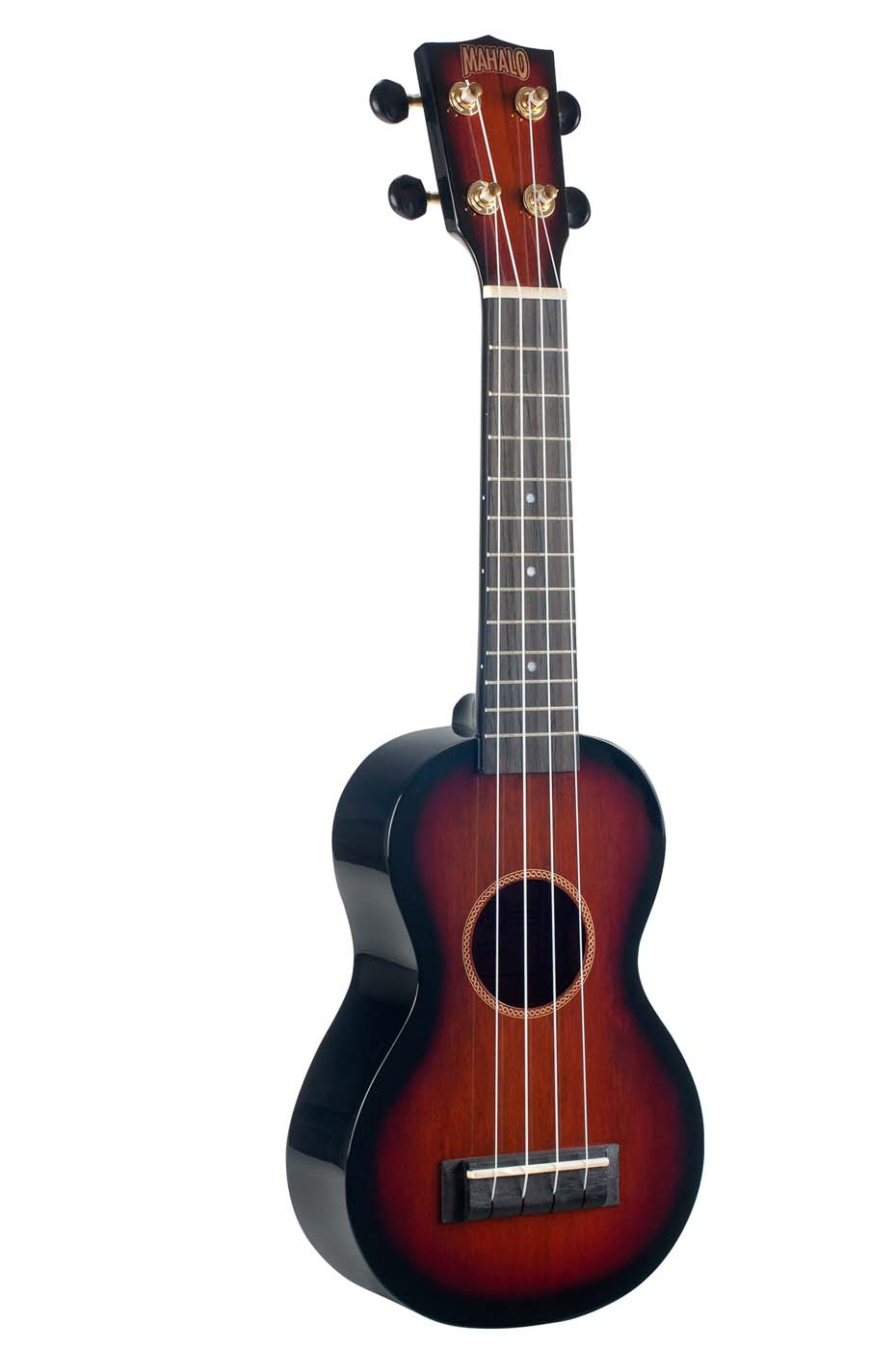 Mahalo Java Series Soprano Ukulele - 3 Tone Sunburst Med taske