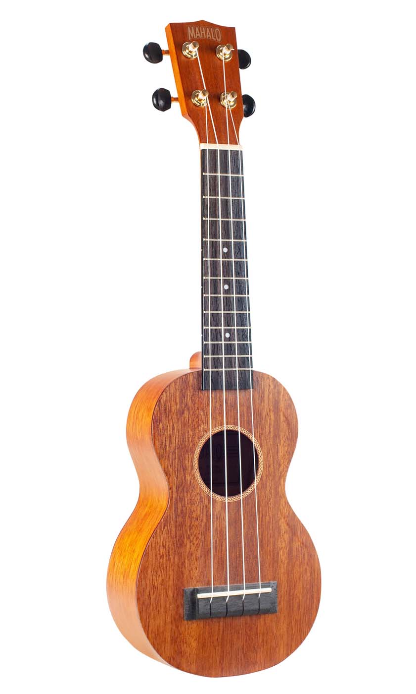 Mahalo Java Series Soprano Ukulele - Trans Brown Med taske