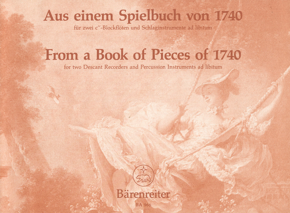Aus einem Spielbuch von 1740 -