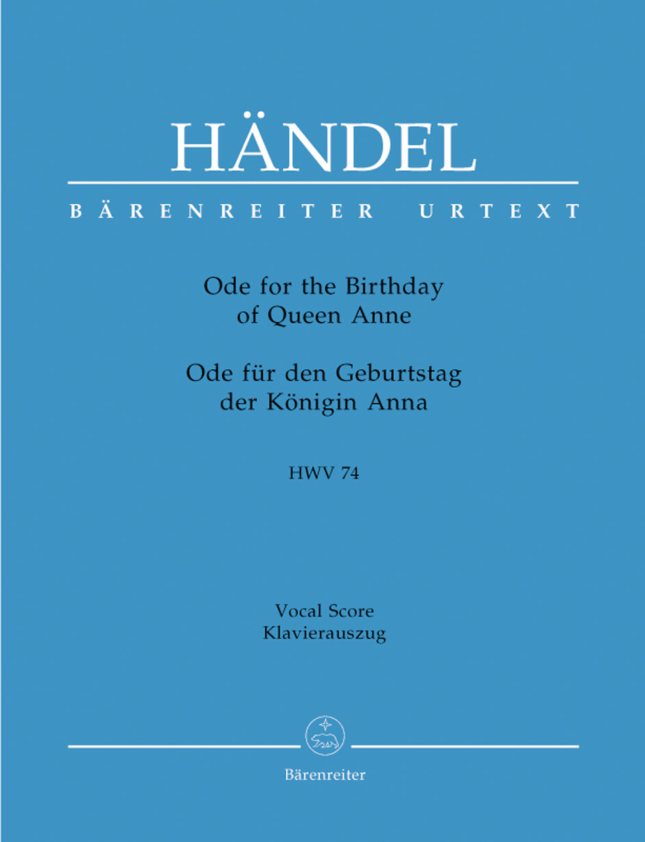 Ode for the Birthday of Queen Anne - Händel, Georg Friedrich