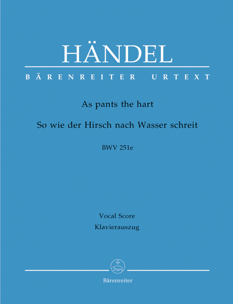 As pants the hart - Händel, Georg Friedrich