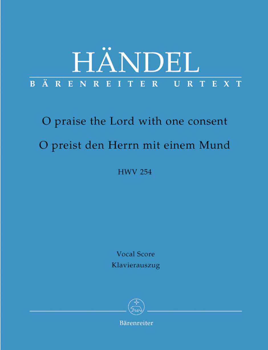 O praise the Lord with one consent - Händel, Georg Friedrich