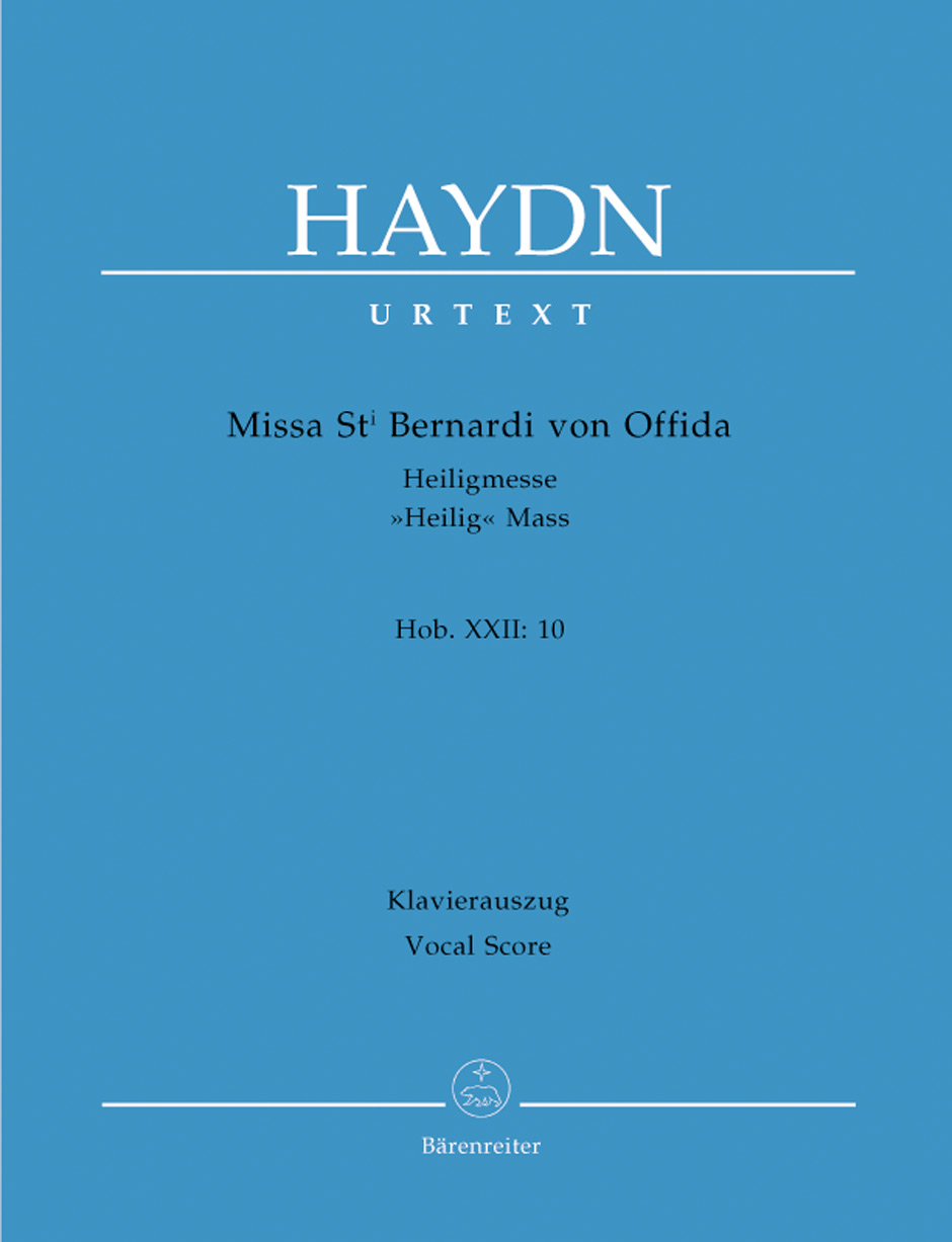 Missa Sancti Bernardi von Offida - Haydn, Joseph