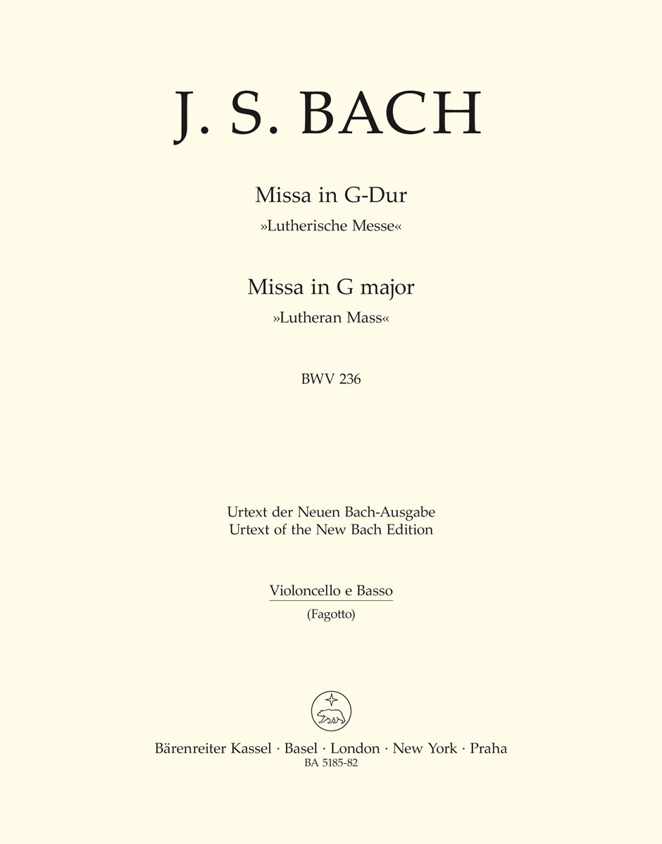 Mass - Bach, Johann Sebastian