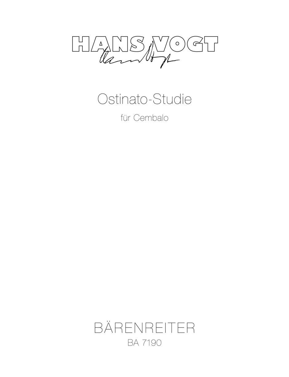 Ostinato Studie - Vogt, Hans