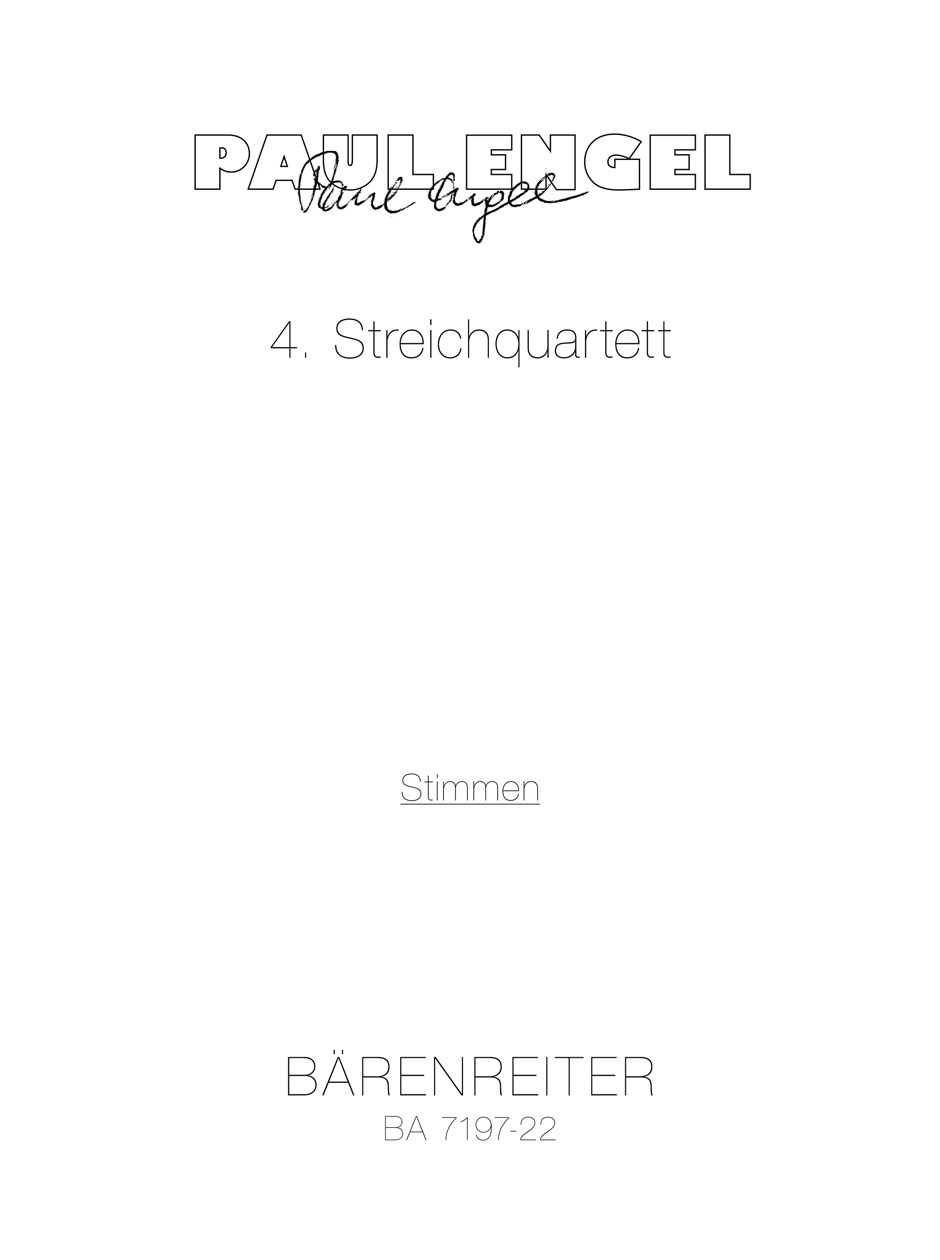 4. String Quartet - Engel, Paul