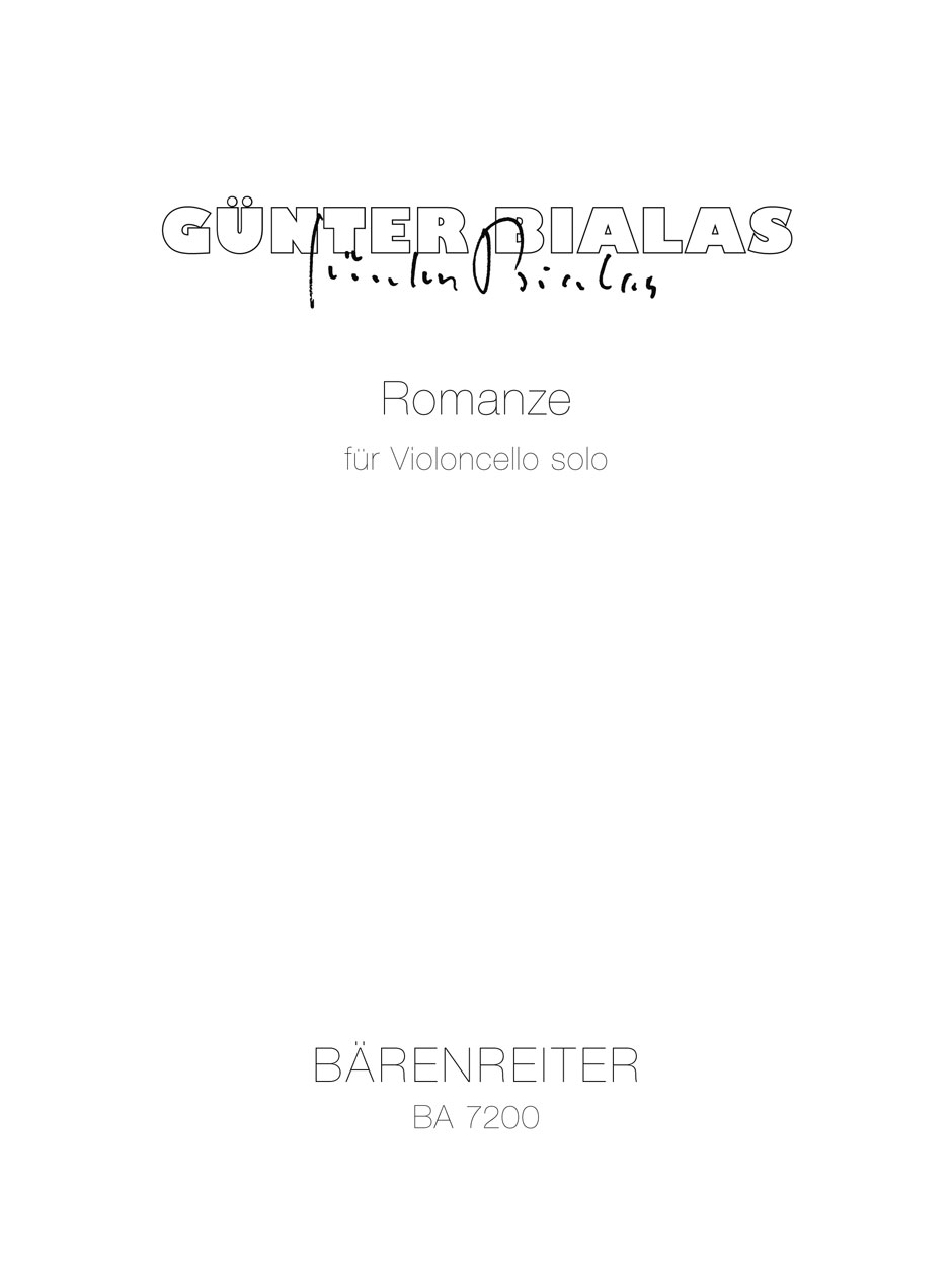 Romanze - Bialas, Günter