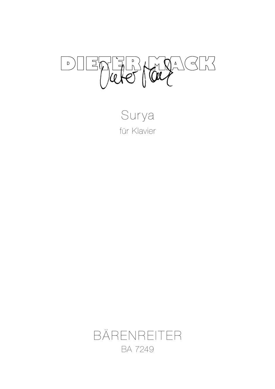 Surya - Mack, Dieter