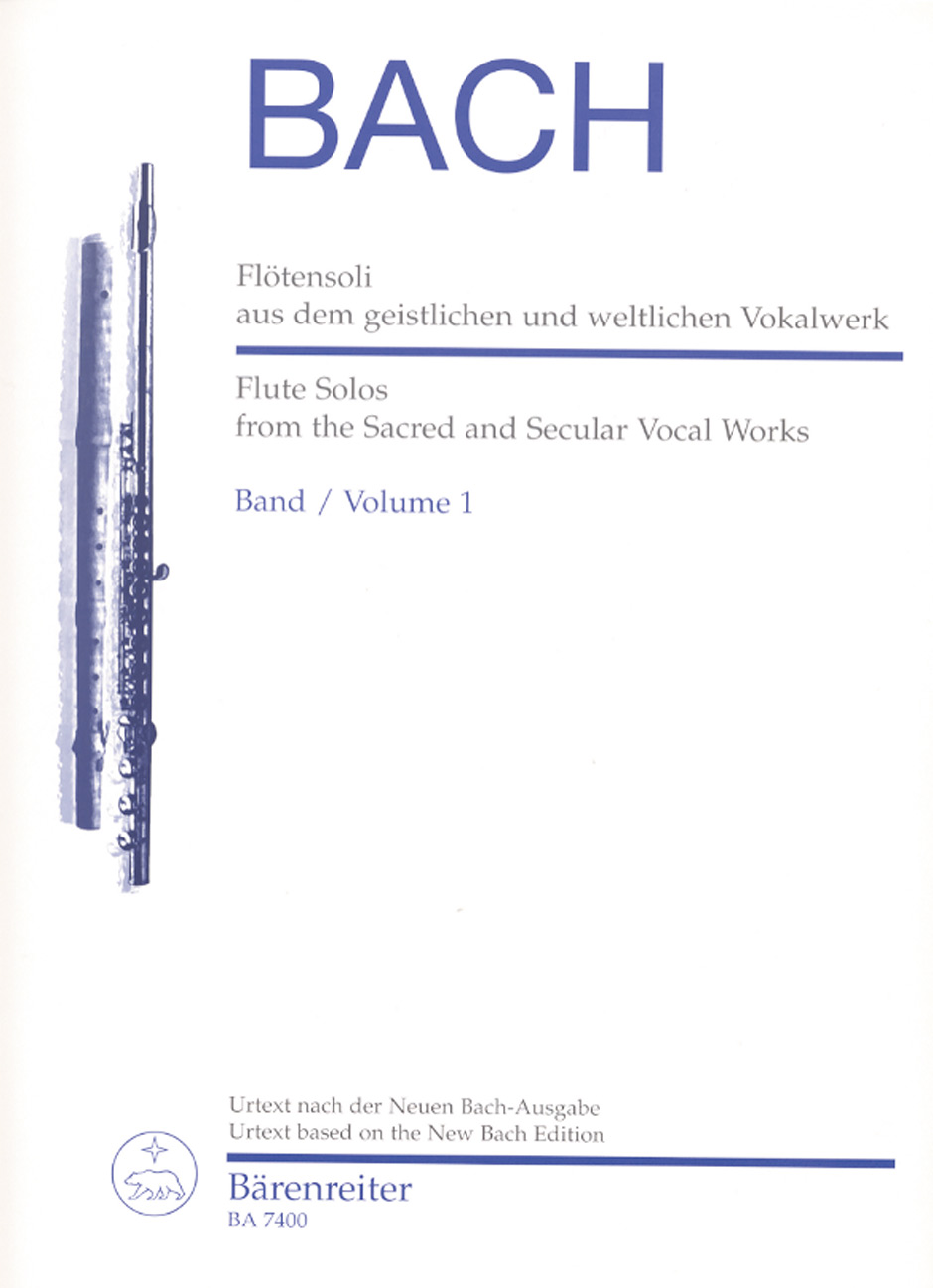 Flute Solos from Sacred and Secular Vocal Works - Bach, Johann Sebastian