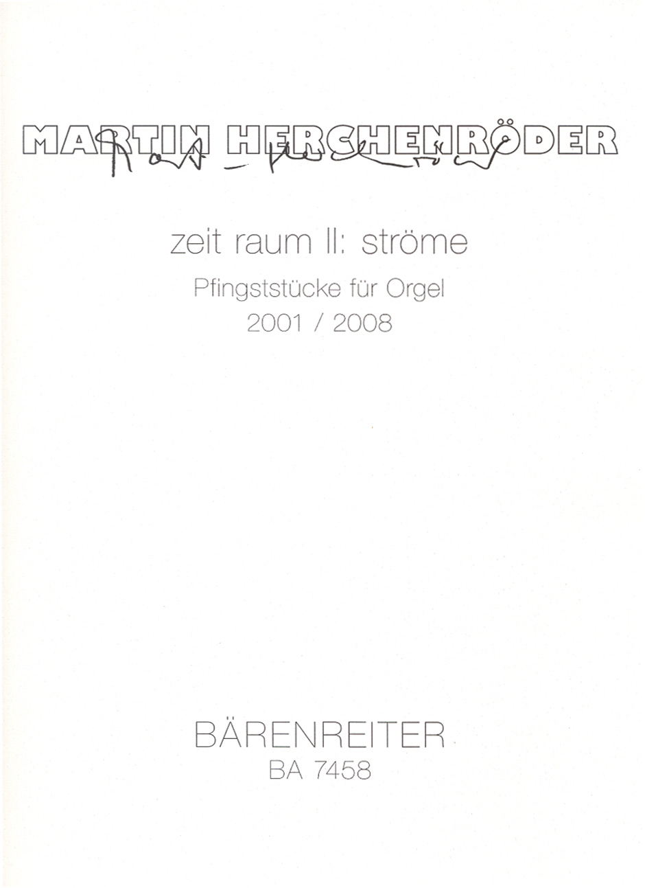 zeit raum II: ströme - Herchenröder, Martin