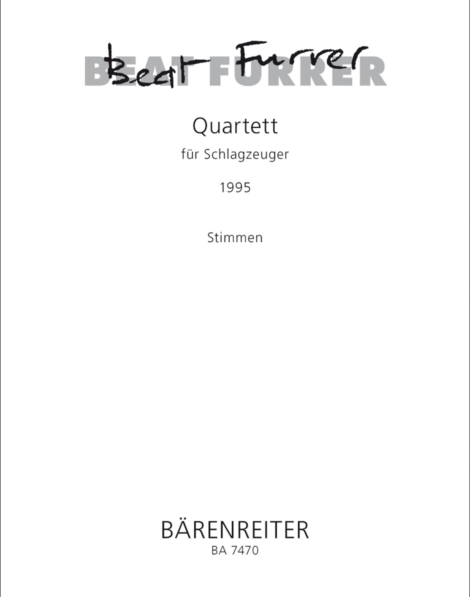 Quartett - Furrer, Beat