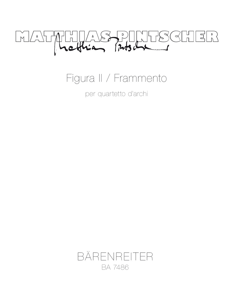 Figura II / Frammento - Pintscher, Matthias