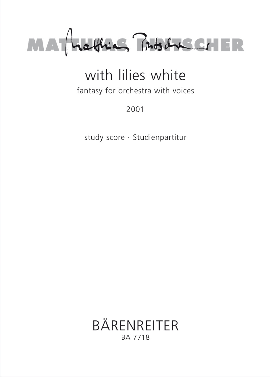 with lilies white - Pintscher, Matthias