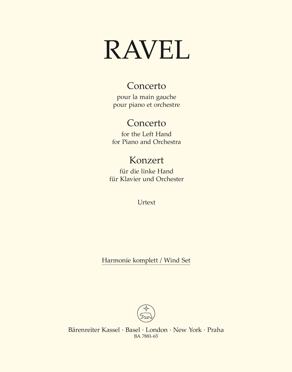 Concerto for the Left Hand - Ravel, Maurice