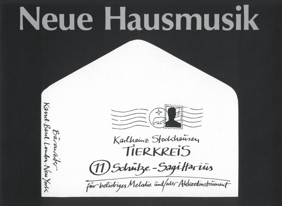 TIERKREIS Schütze - Sagittarius - Stockhausen, Karlheinz