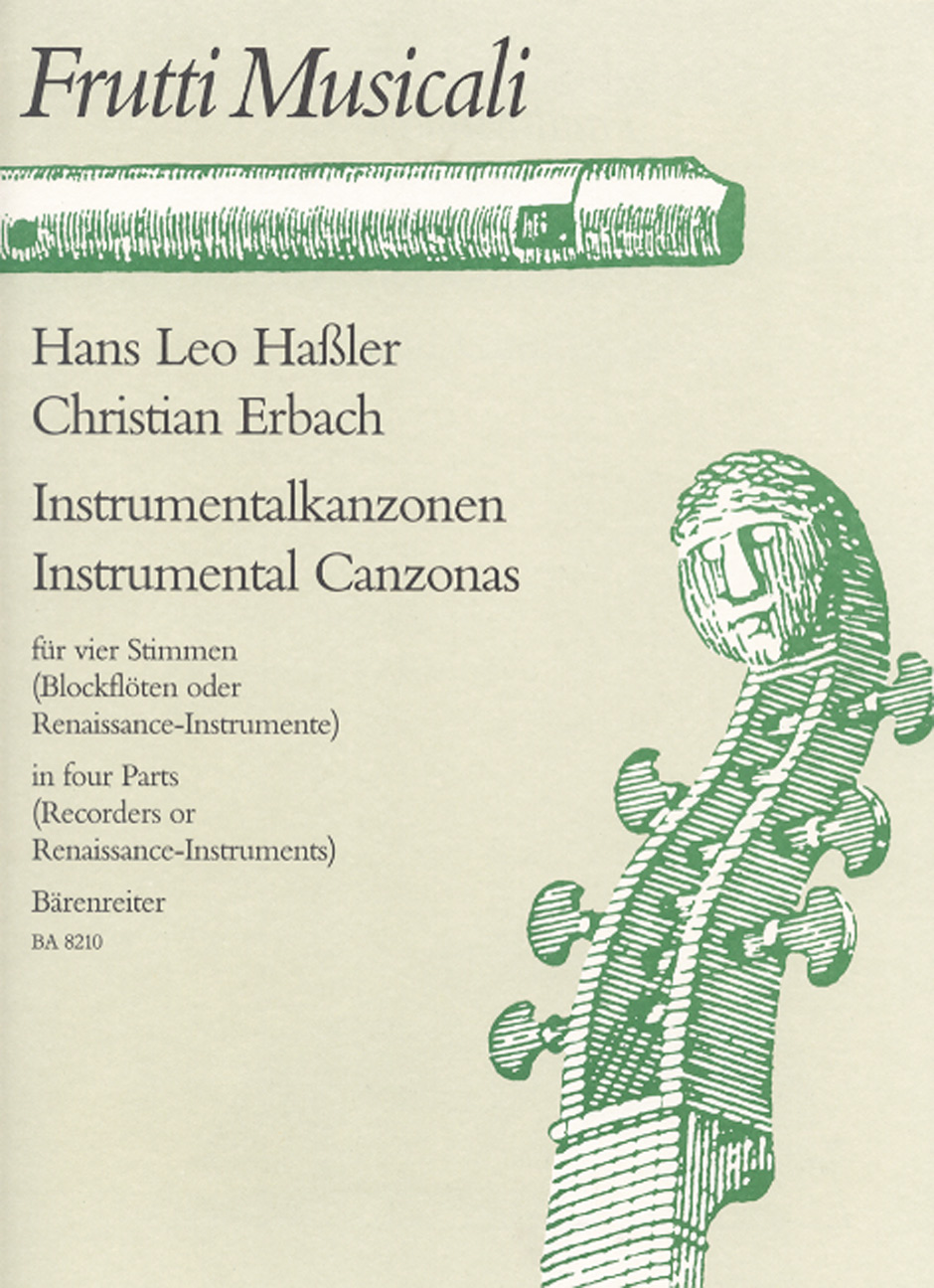 Instrumentalkanzonen zu vier Stimmen - Haßler, Hans Leo
