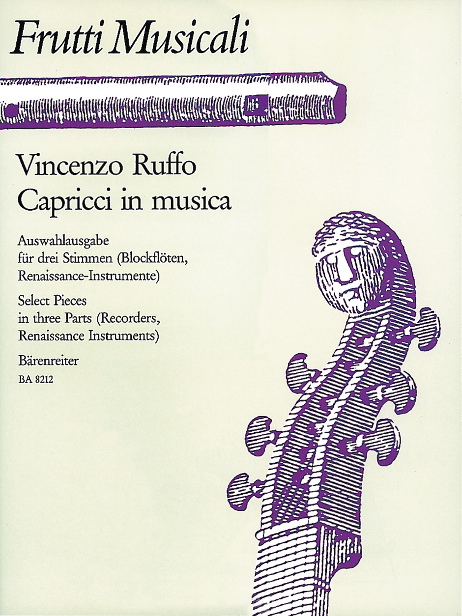 Capricci in musica - Ruffo, Vincenzo