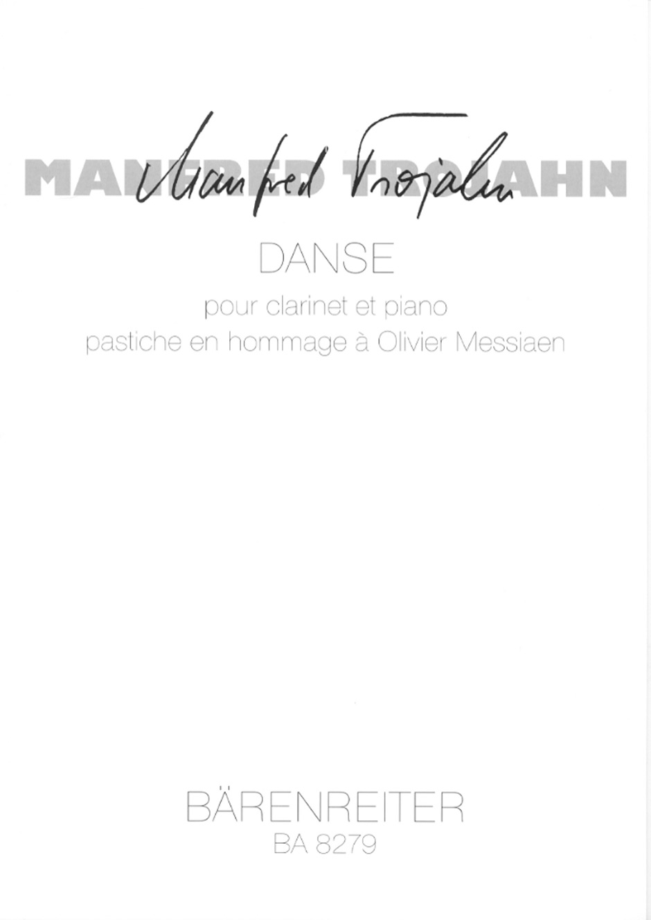Danse - Trojahn, Manfred