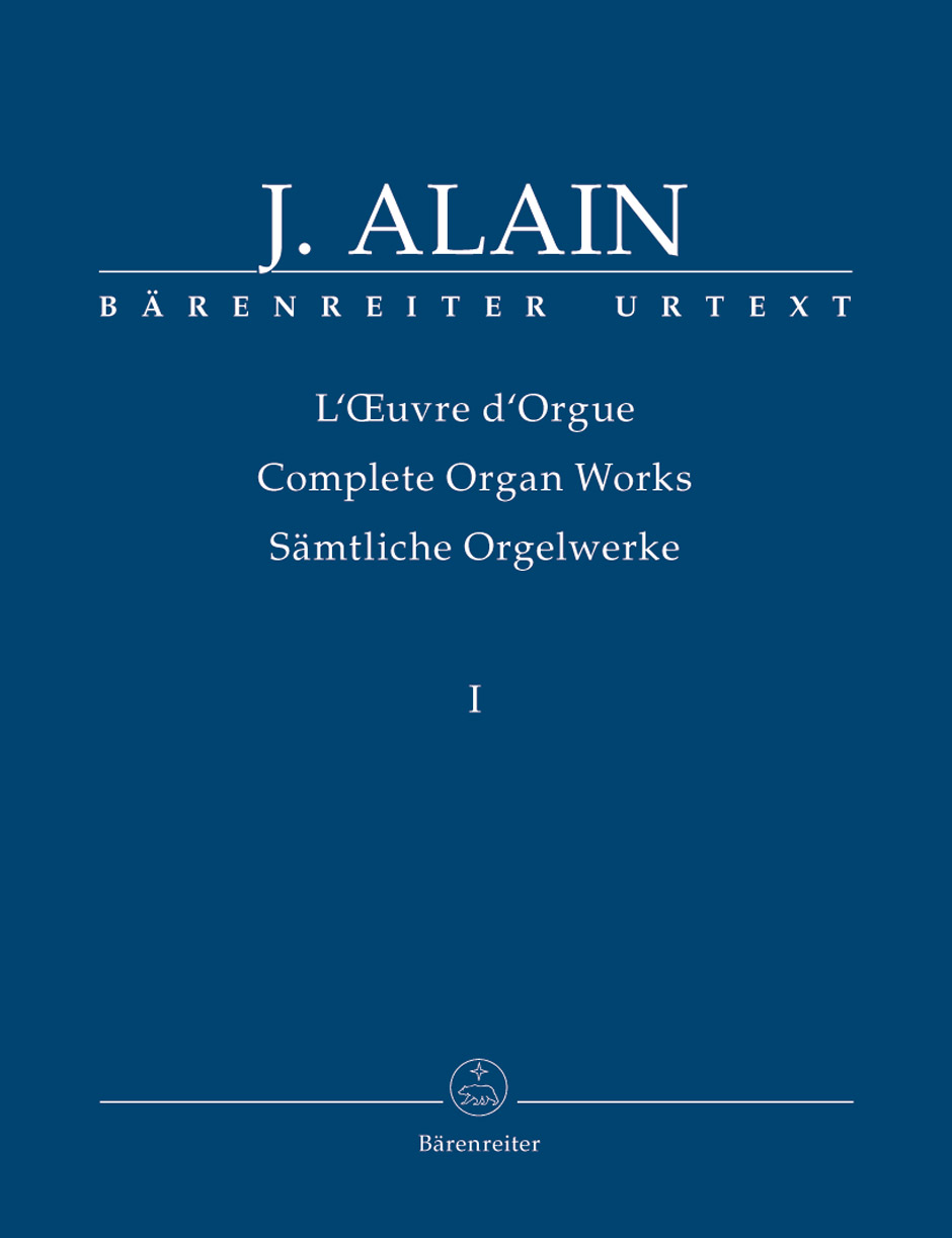 Works published or intended for publication during the composer's lifetime - Alain, Jehan