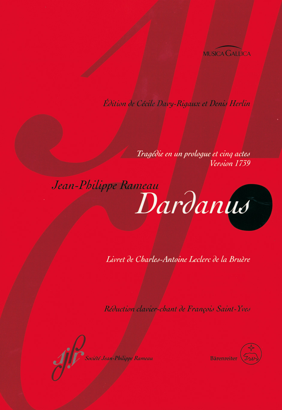 Dardanus - Rameau, Jean-Philippe