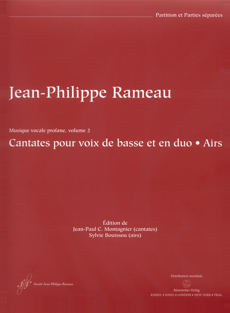 Cantates pour voix de basse et en duo, Airs - Rameau, Jean-Philippe