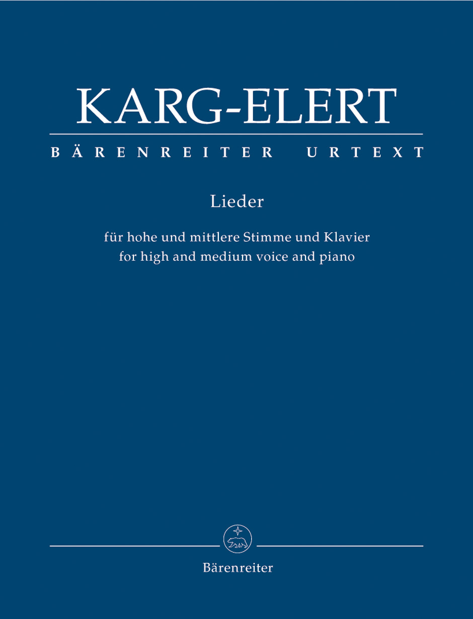 Lieder - Karg-Elert, Sigfrid