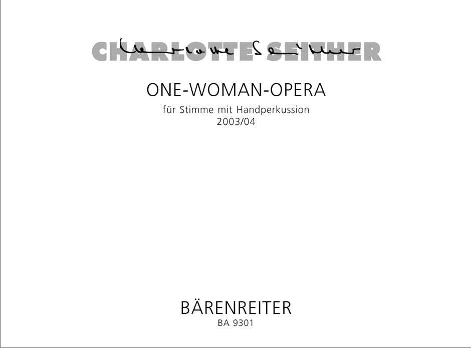 One-Woman-Opera - Seither, Charlotte