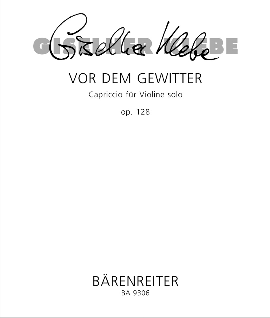 Vor dem Gewitter - Klebe, Giselher