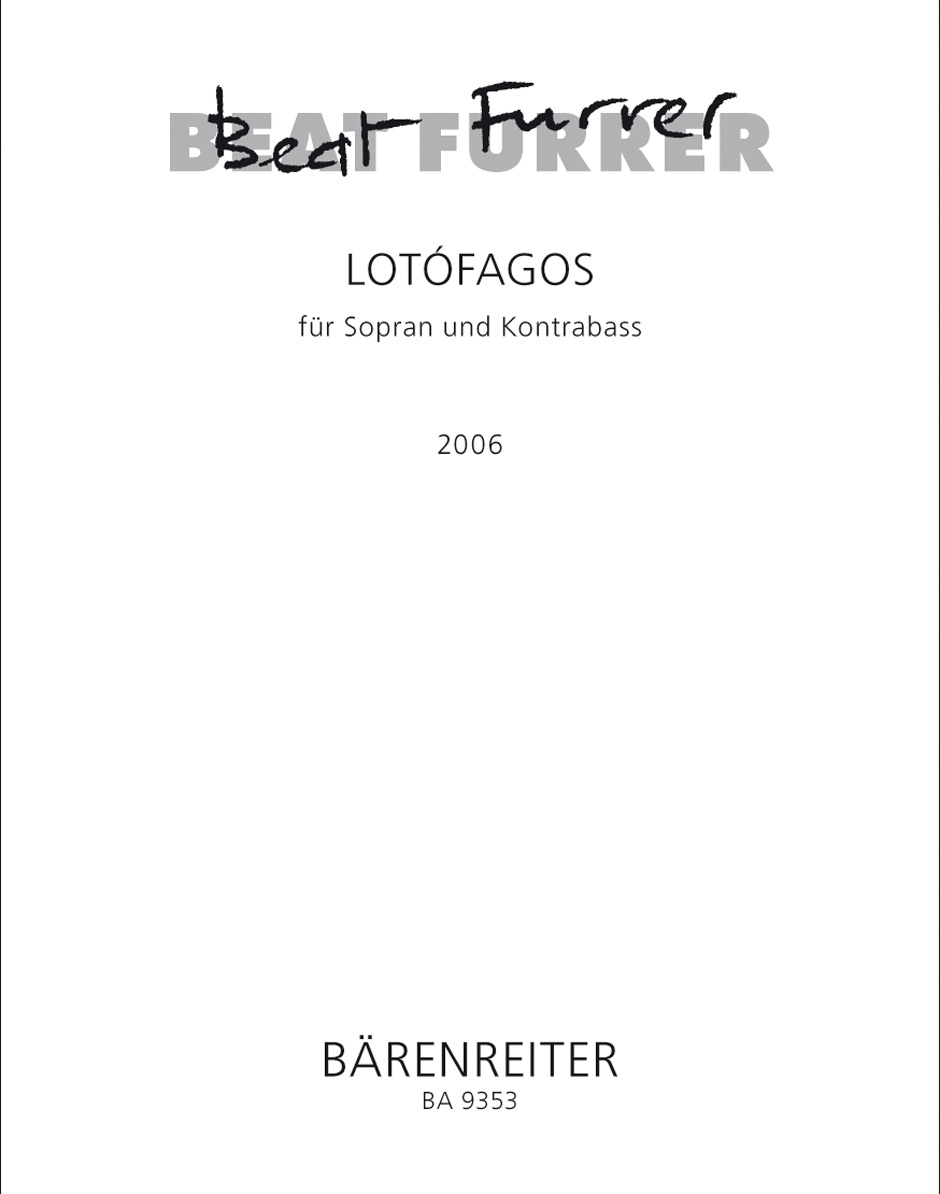 lotófagos I - Furrer, Beat