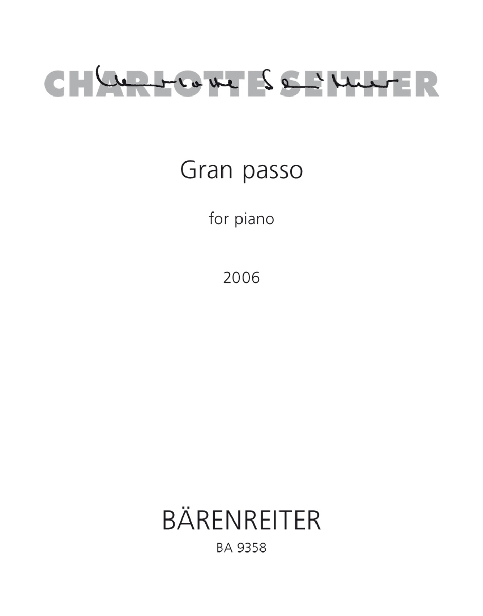 Gran Passo - Seither, Charlotte