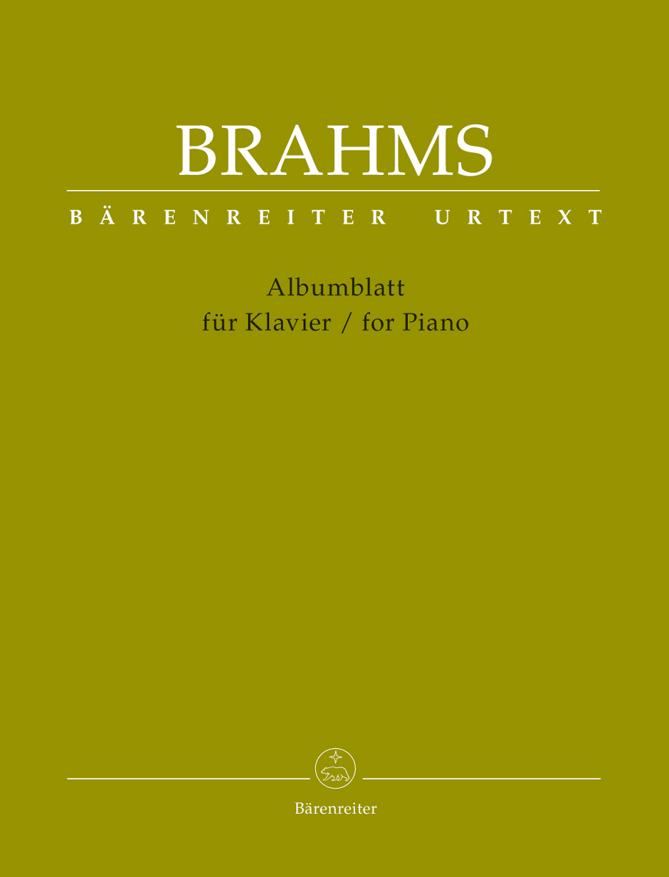 Albumblatt - Brahms, Johannes