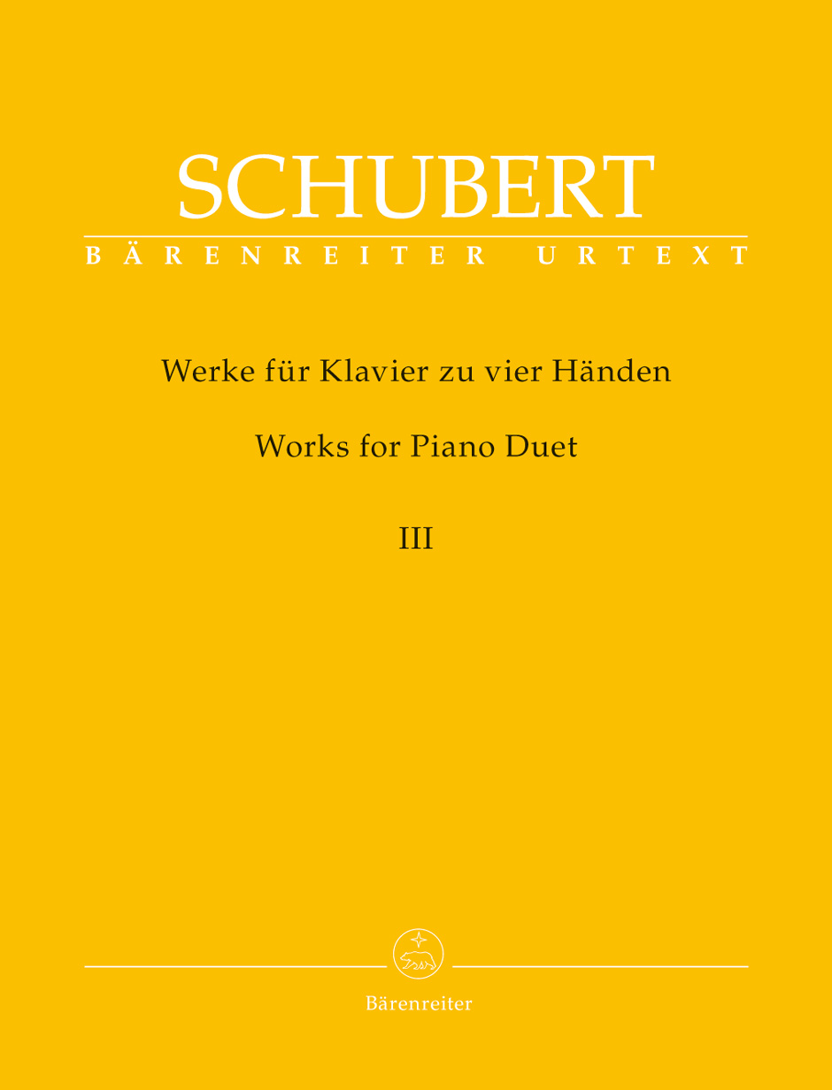 Works for Piano Duet (vier Hands-One Piano), Volume 3 - Schubert, Franz