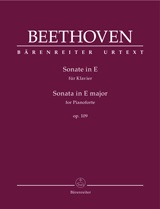 Sonata for Pianoforte in E major op. 109
