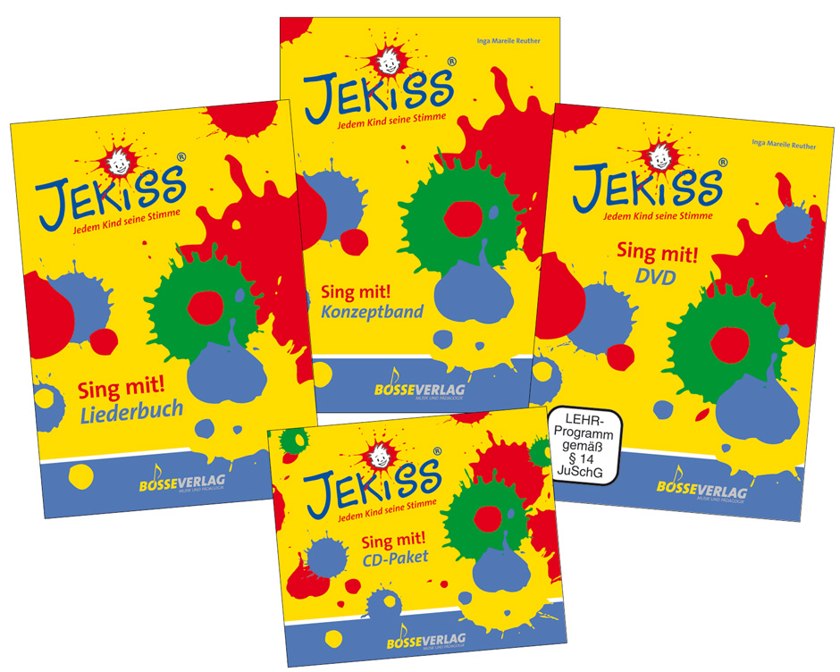JEKISS. Teacher's bundle (Conception volume, song book, CD bundle and DVD) - Reuther, Inga Mareile