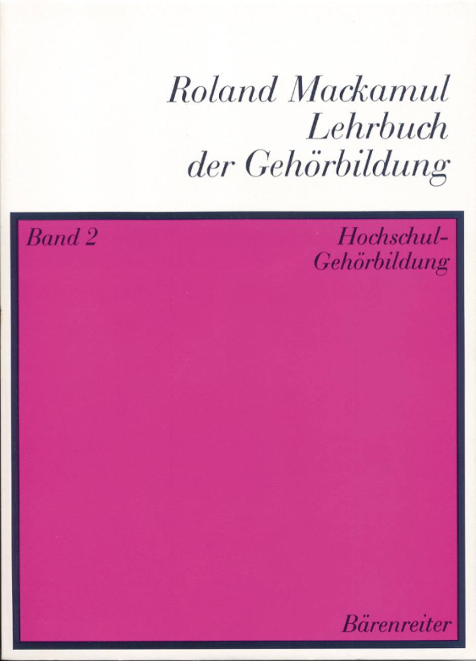 Hochschul-Gehörbildung - Macchambul, Roland