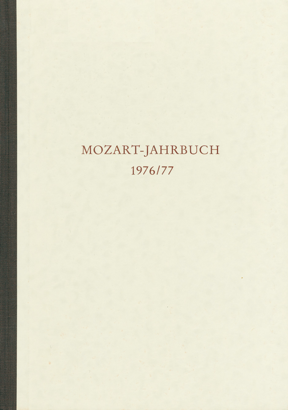 Mozart-Jahrbuch 1976/1977 -