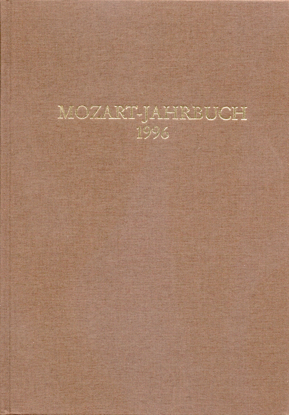 Mozart-Jahrbuch 1996 -