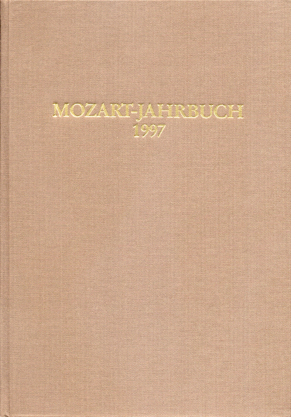 Mozart-Jahrbuch 1997 -