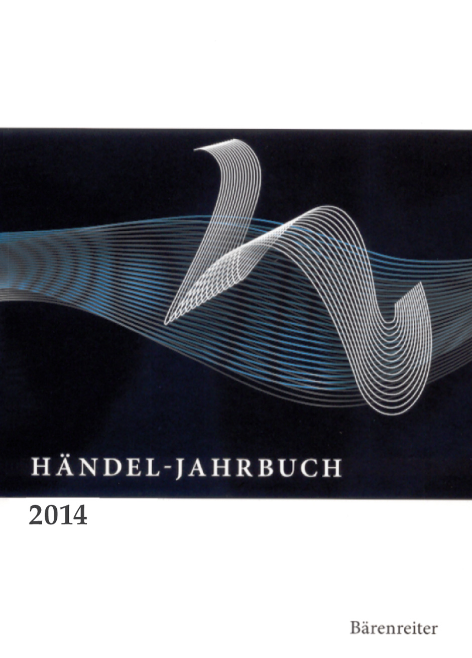 Händel-Jahrbuch 2014, 60. Jahrgang -