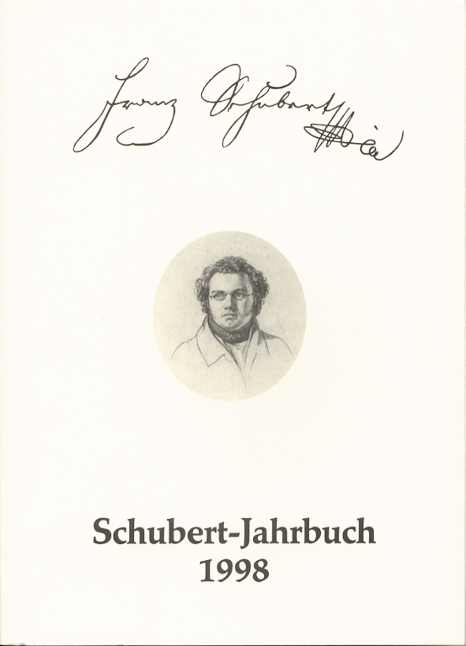 Schubert-Jahrbuch 1998 -