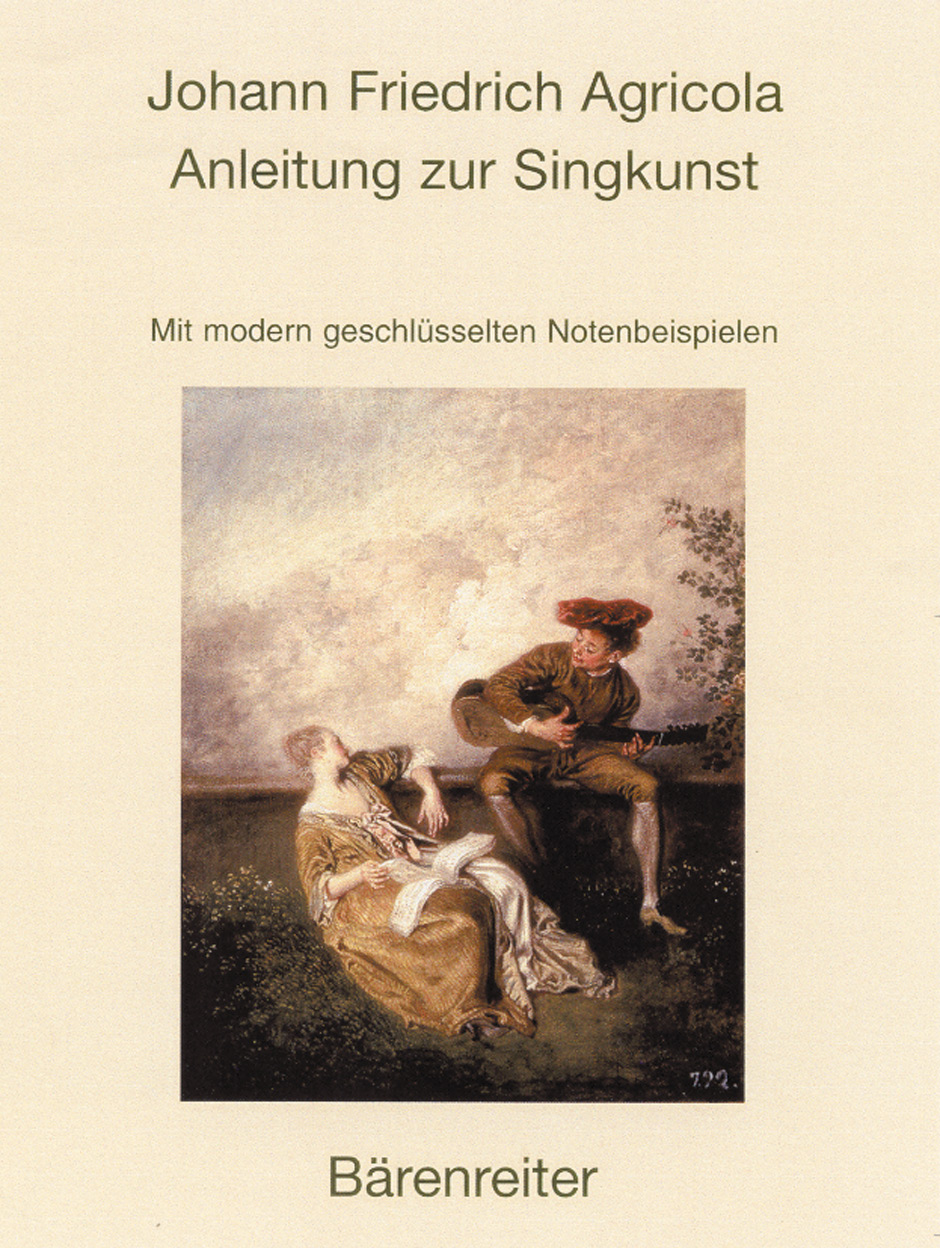 Anleitung zur Singkunst - Agricola, Johann Friedrich