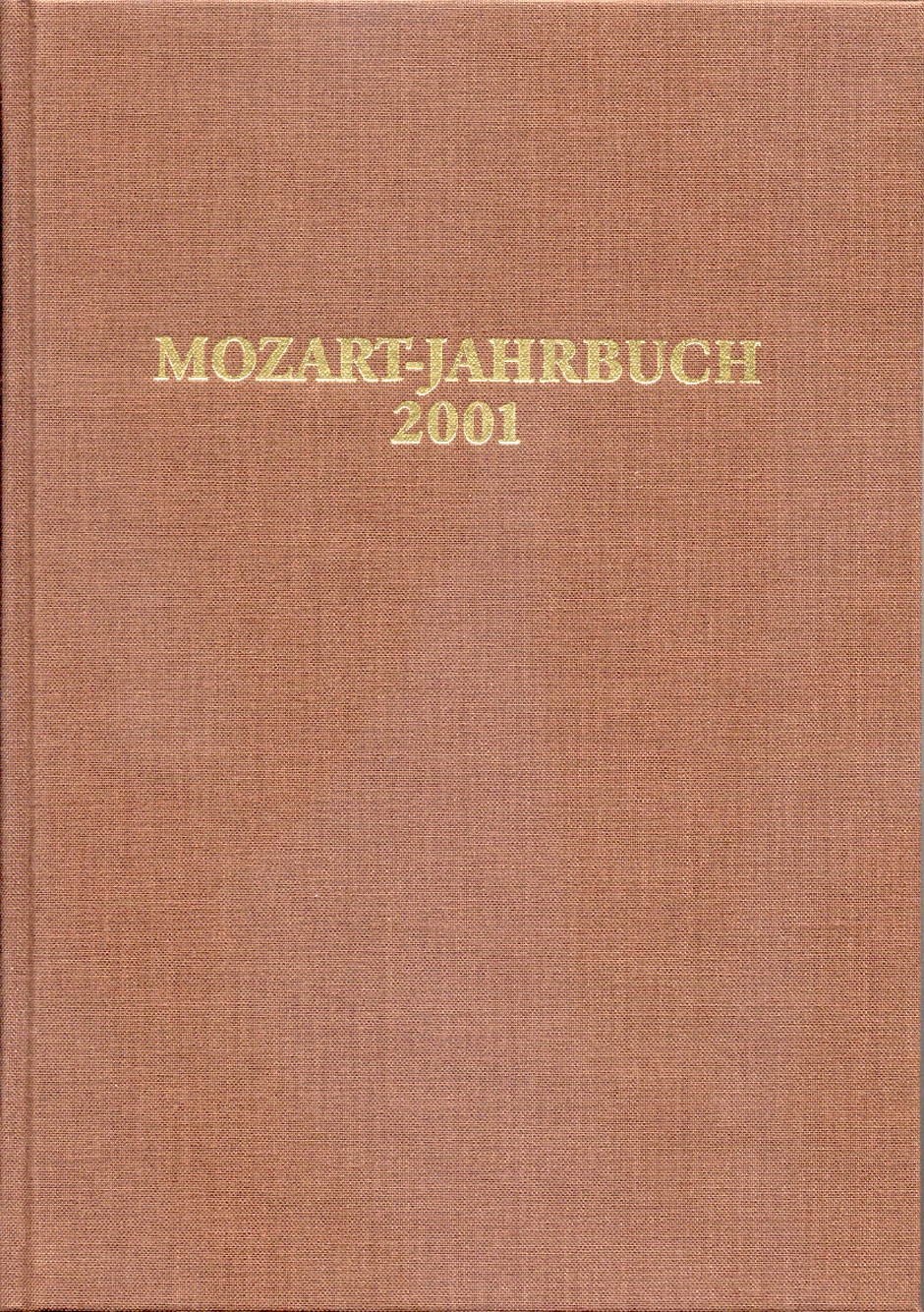 Mozart-Jahrbuch 2001 -
