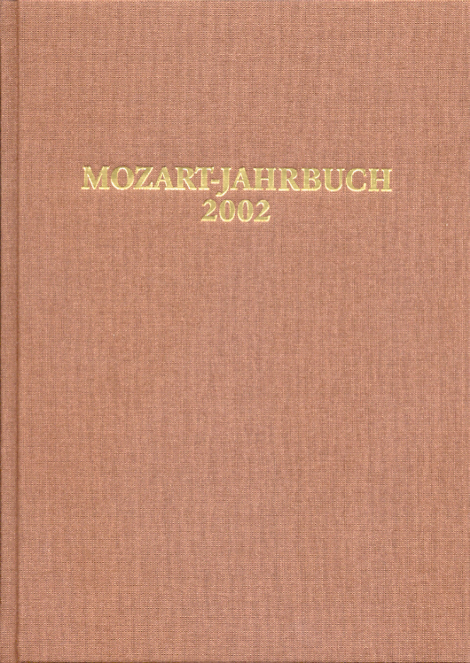 Mozart-Jahrbuch 2002 -